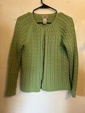 L.L. Bean Green Sweater